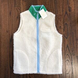 The Beaufort Bonnet Company Boys 14 Van Camp Vest Palmetto Pearl Sherpa …
